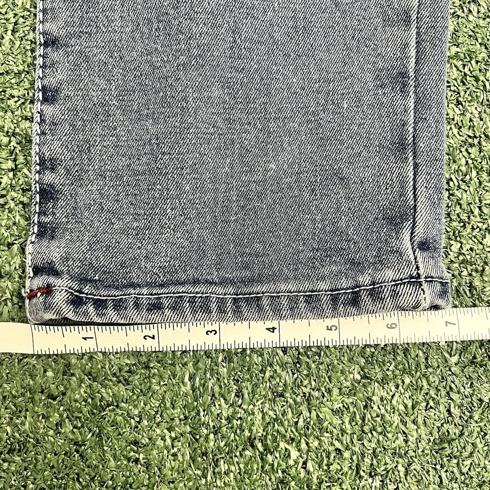 True Religion Rocco Jeans Mens 36x30 Blue Relaxed Skinny Denim Stretch